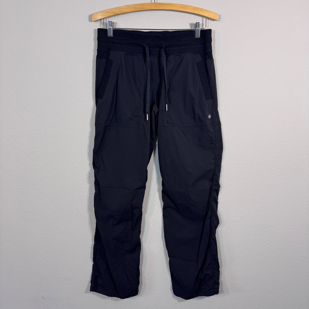 Lululemon Original Dance Studio Straight Leg Pants Mid Rise Full Length Size 8